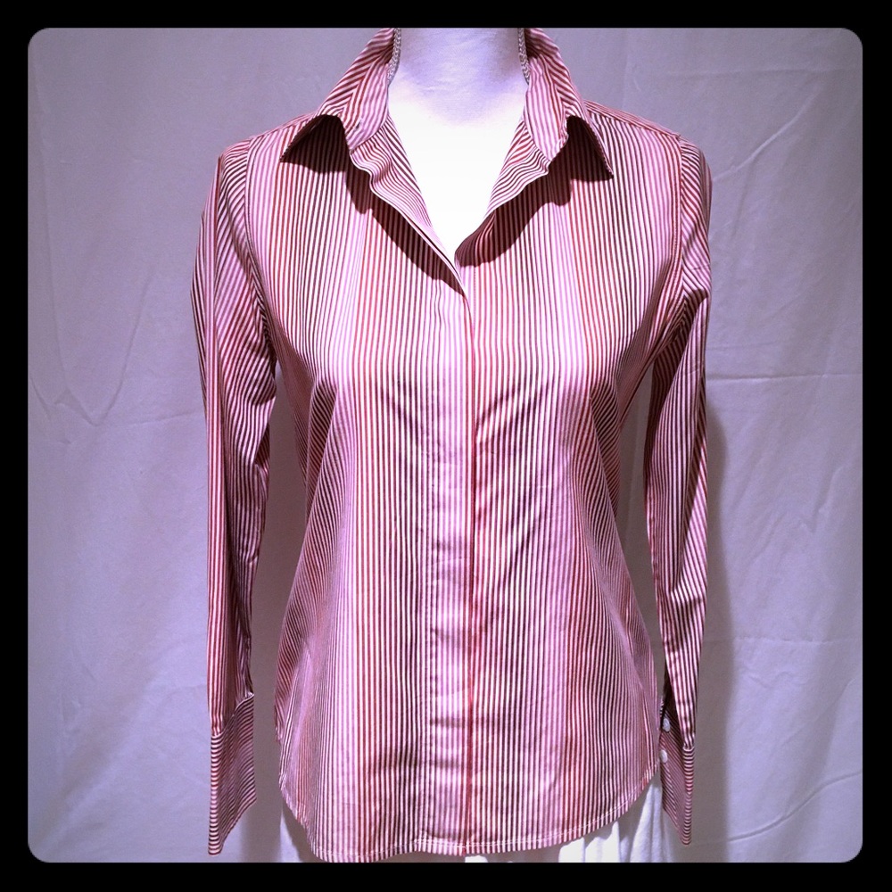 Red BR Button Down - So Versatile!